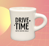 Special Flyaway gift: Drive Time with DJ Kevin Cole ceramic diner-style mug